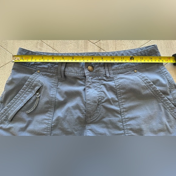 Title Nine Womens Sz 6 Blue Outdoor Hiking Shorts Lightweight Utility Activewear - Picture 10 of 10